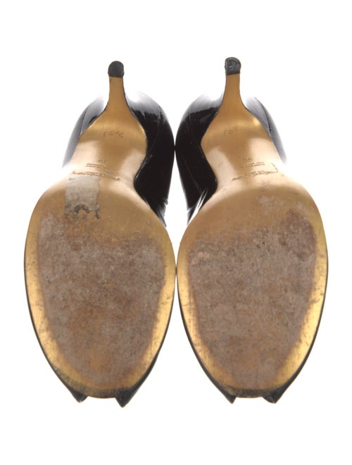 Yves Saint Laurent Rive Gauche Patent Leather Pumps