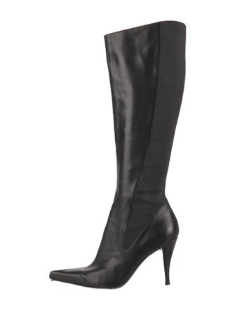 Yves Saint Laurent Rive Gauche Leather Boots