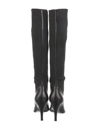 Yves Saint Laurent Rive Gauche Leather Boots