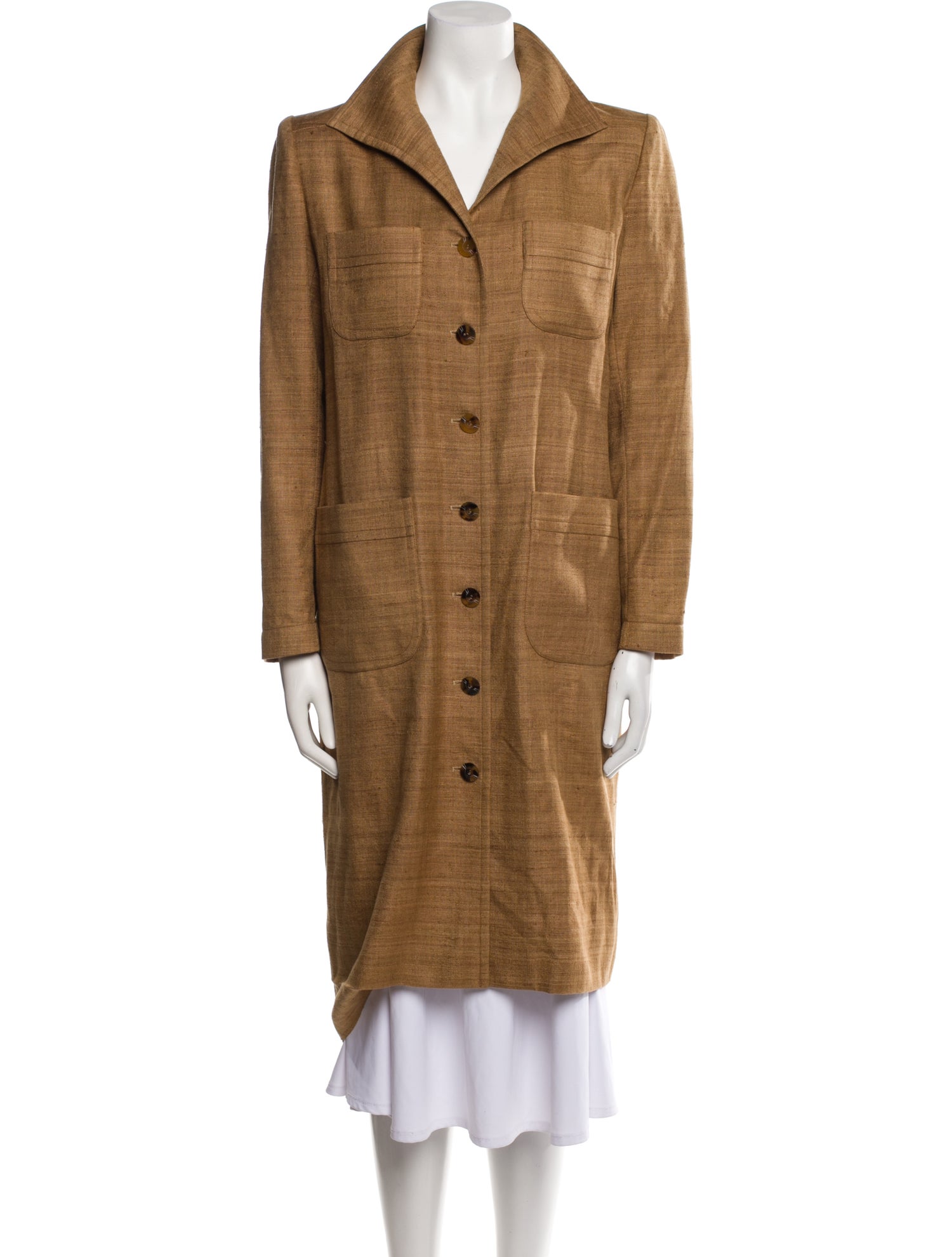 Yves Saint Laurent Rive Gauche Vintage Silk Coat