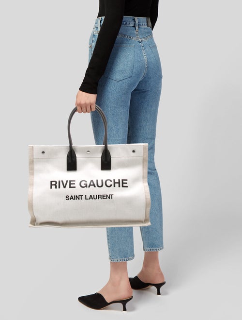 Saint Laurent Canvas Rive Gauche Large