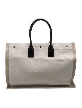 Saint Laurent Canvas Rive Gauche Large