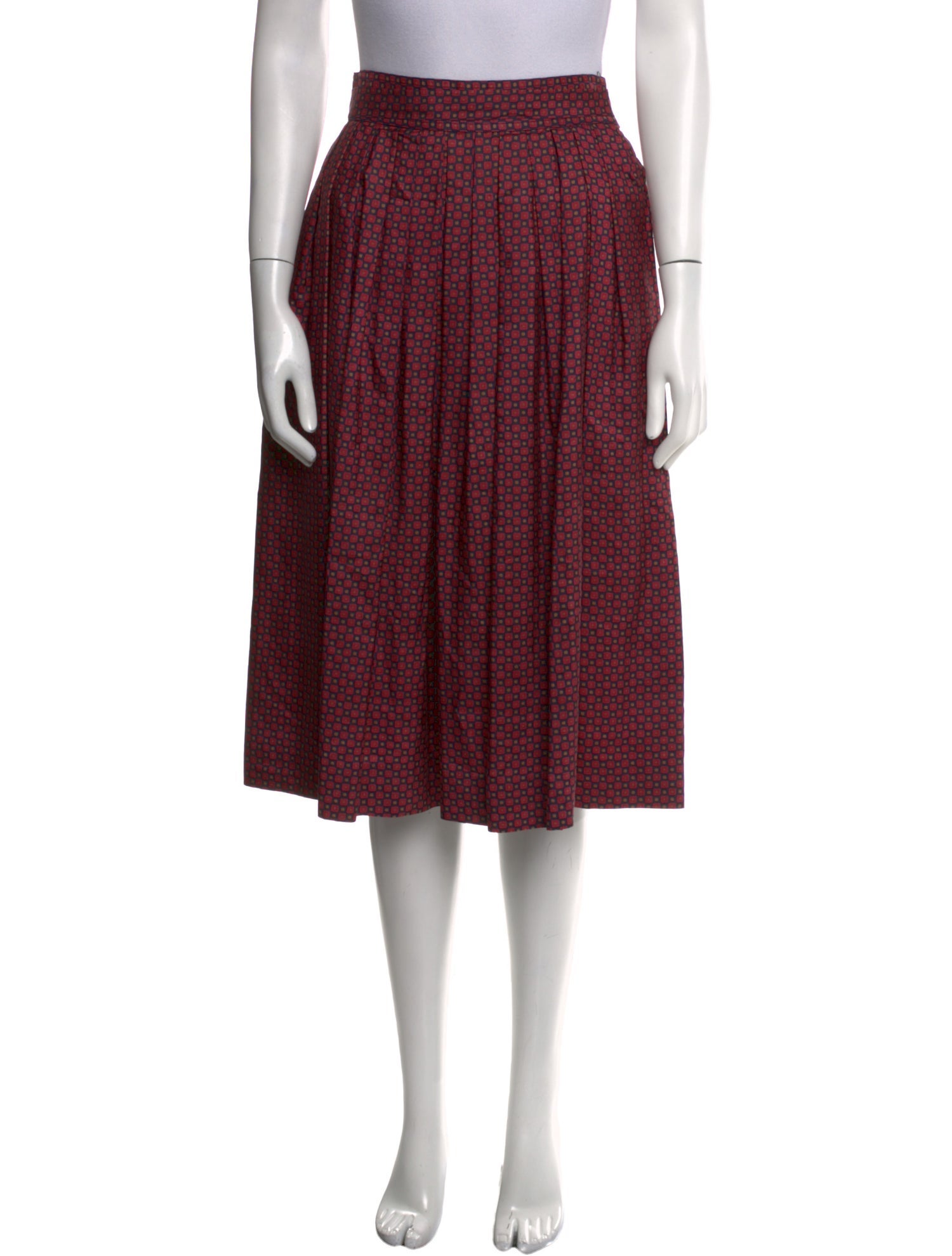 Yves Saint Laurent Rive Gauche Vintage Midi Length Skirt