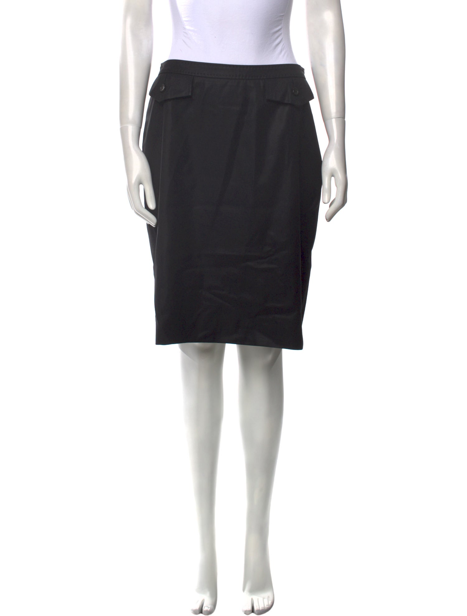 Yves Saint Laurent Rive Gauche Vintage Knee-Length Skirt