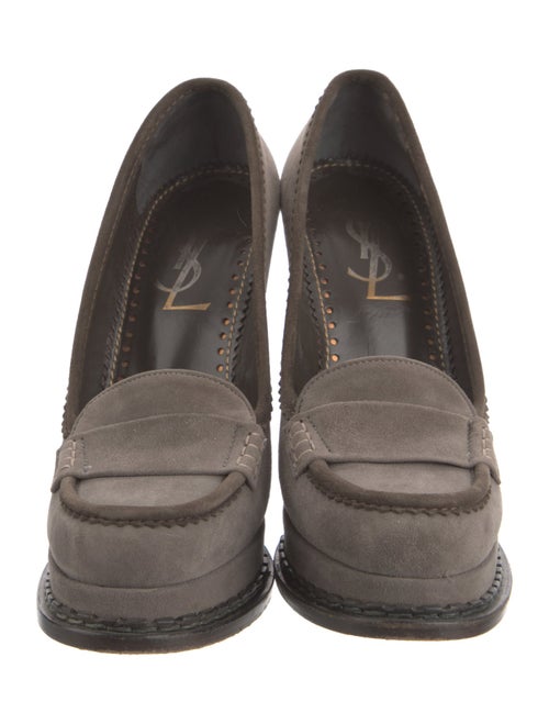 Yves Saint Laurent Rive Gauche Suede Pumps