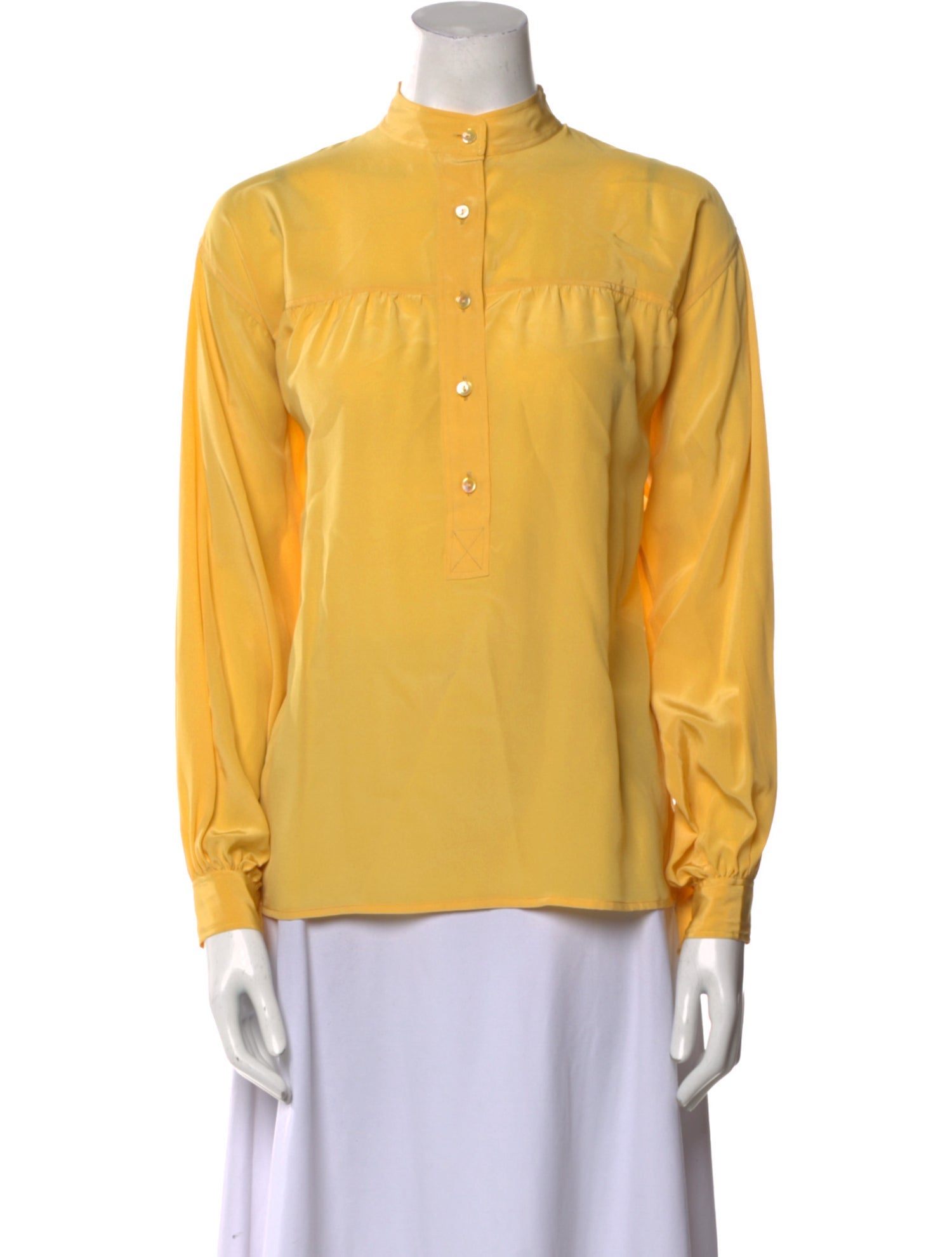 Yves Saint Laurent Rive Gauche Vintage Late 1970's - Early 1980's Blouse