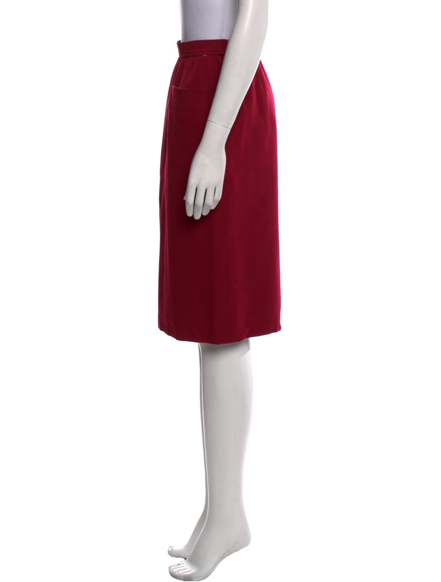 Yves Saint Laurent Rive Gauche Vintage Knee-Length Skirt