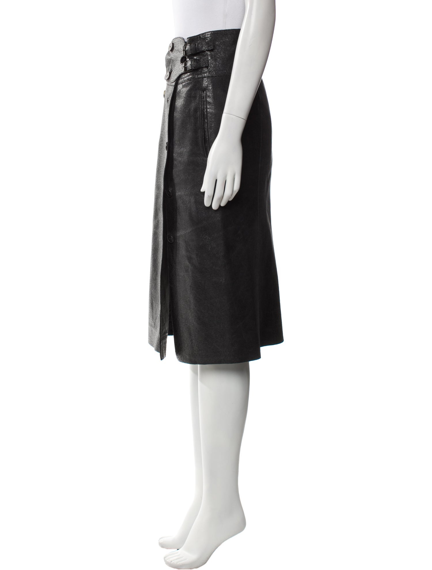 Yves Saint Laurent Rive Gauche Vintage Knee-Length Skirt