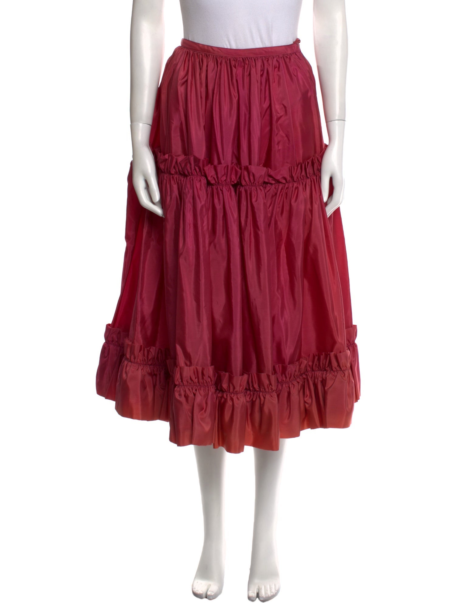 Yves Saint Laurent Rive Gauche Vintage Midi Length Skirt