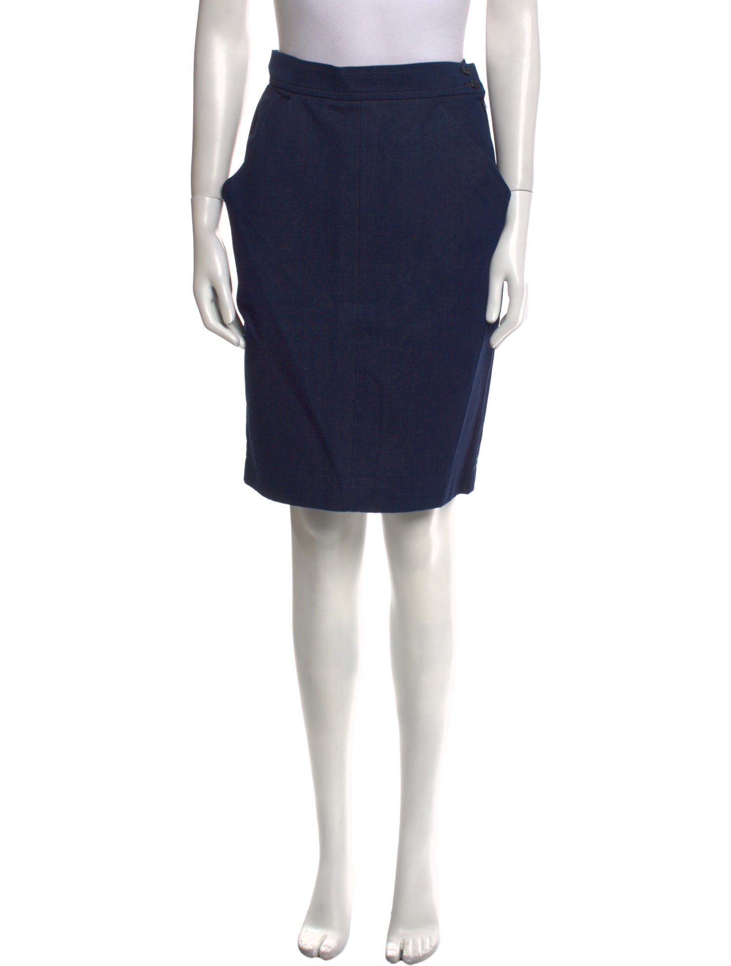 Yves Saint Laurent Rive Gauche Vintage Knee-Length Skirt