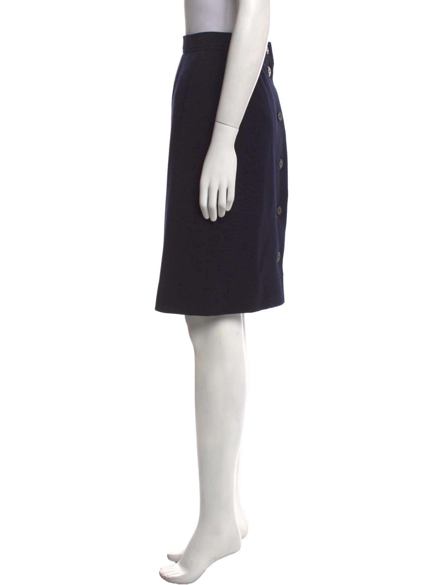 Yves Saint Laurent Rive Gauche Vintage Knee-Length Skirt