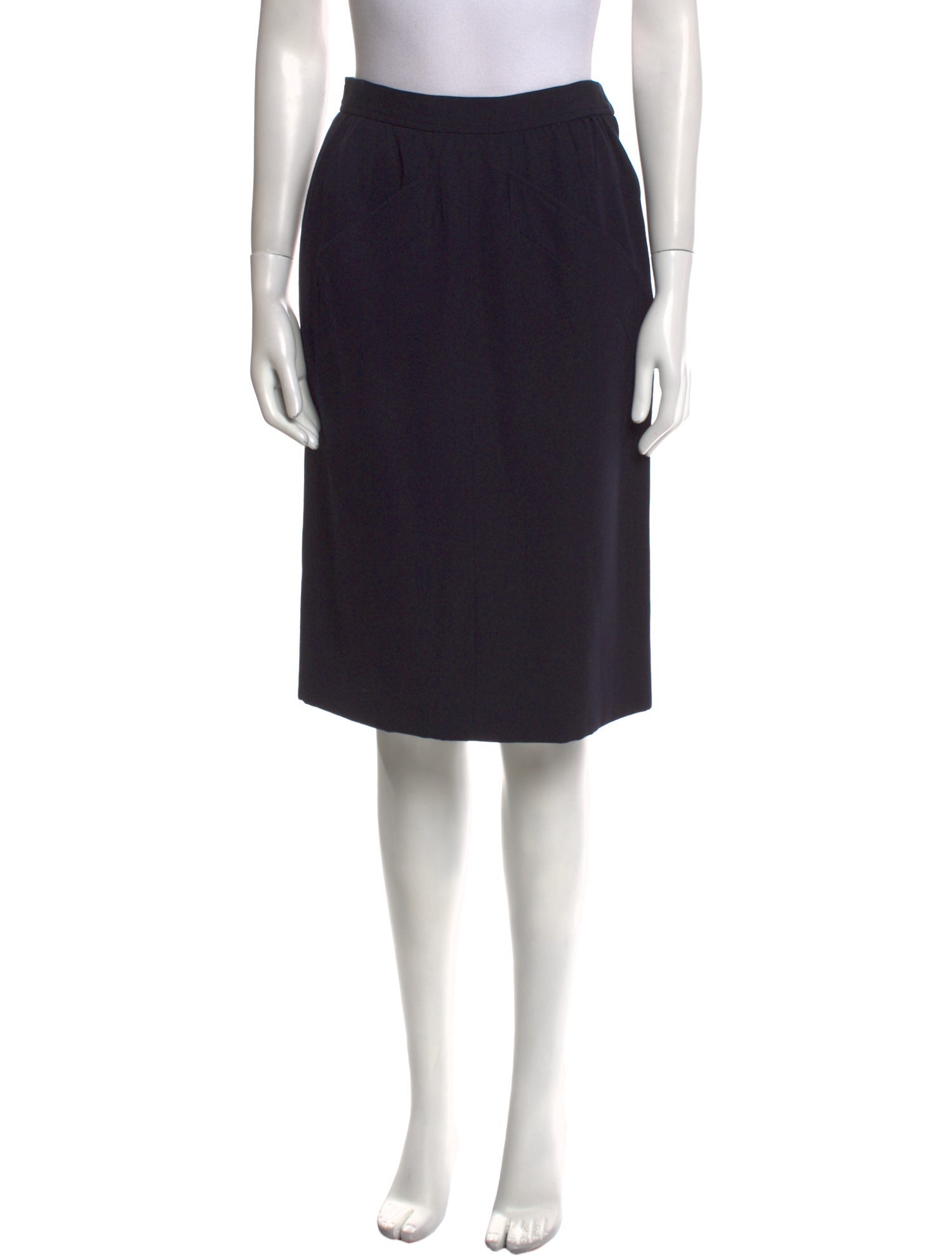Yves Saint Laurent Rive Gauche Vintage Knee-Length Skirt
