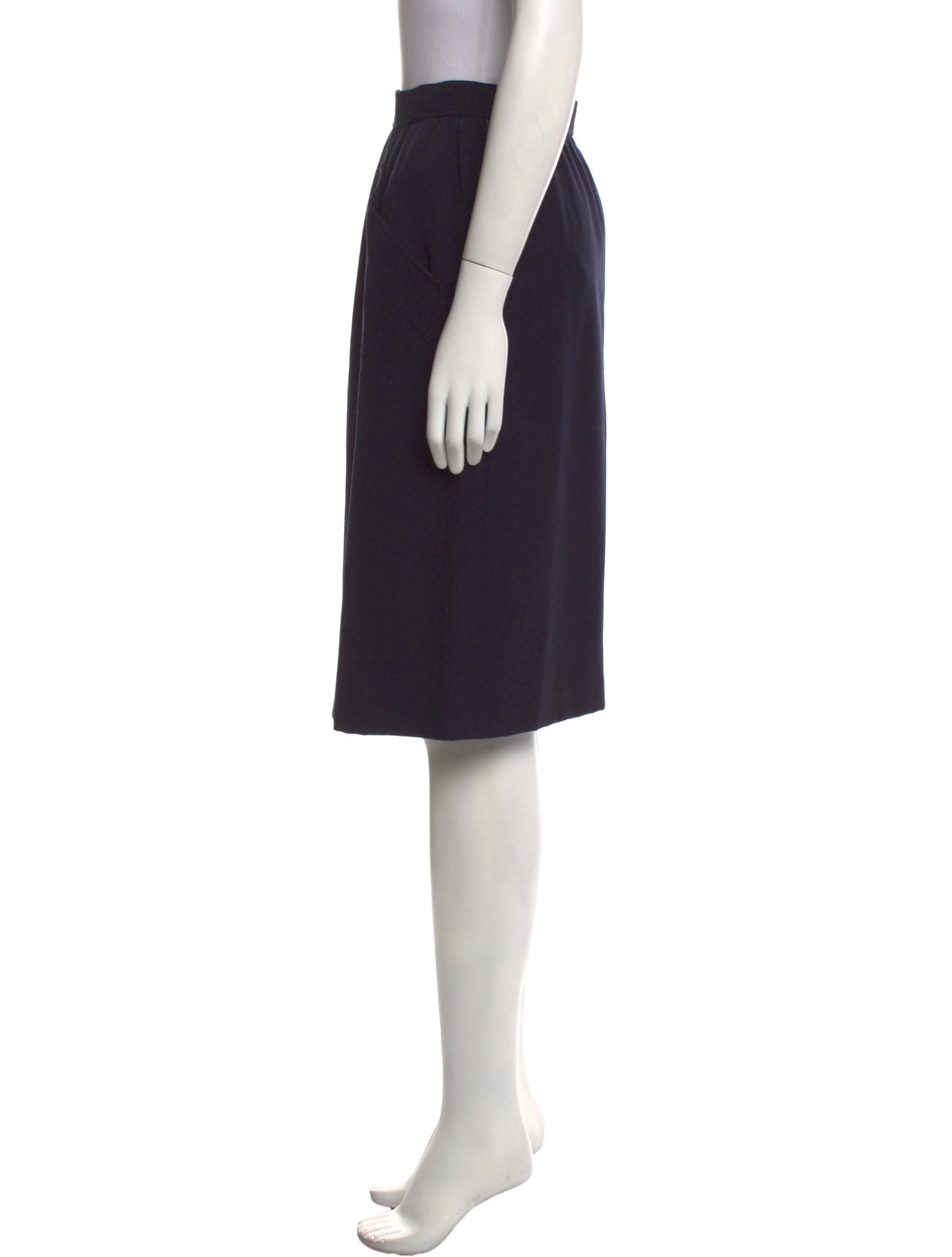 Yves Saint Laurent Rive Gauche Vintage Knee-Length Skirt