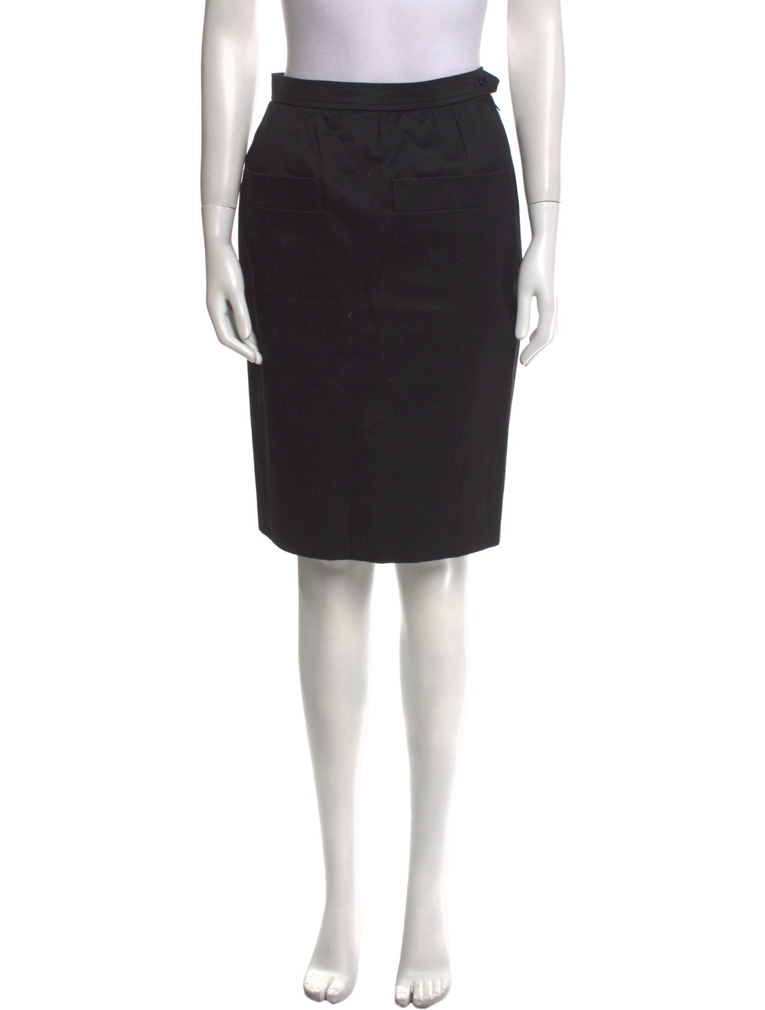 Yves Saint Laurent Rive Gauche Vintage Knee-Length Skirt