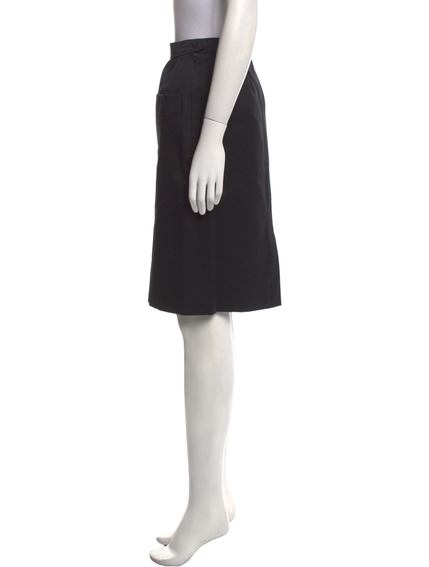 Yves Saint Laurent Rive Gauche Vintage Knee-Length Skirt