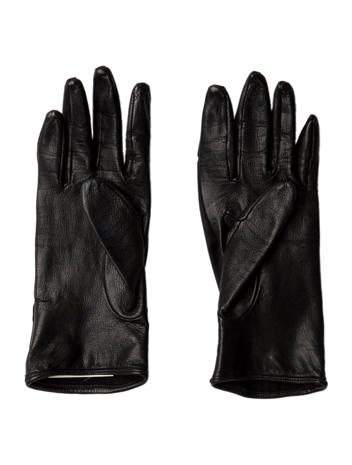 Yves Saint Laurent Rive Gauche Leather Gloves