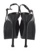 Yves Saint Laurent Rive Gauche Patent Leather Slingback Pumps
