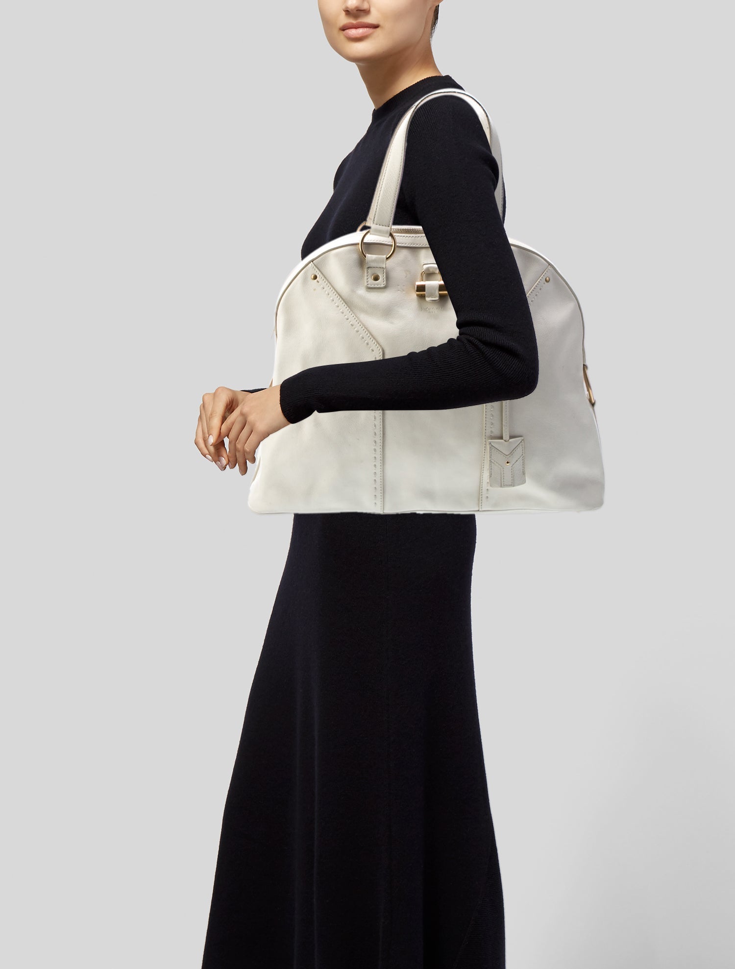 Yves Saint Laurent Rive Gauche Leather Shoulder Bag