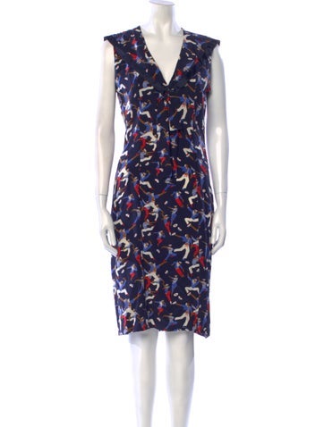 Yves Saint Laurent Rive Gauche Dresses Vintage Midi Length Dress Us6, Fr38 | M