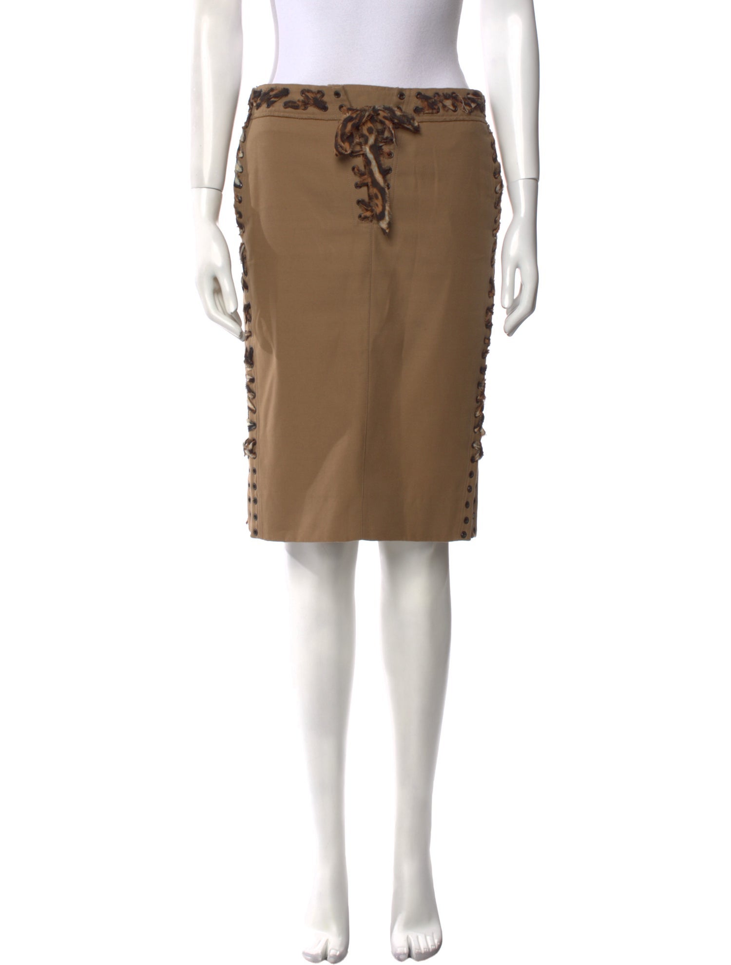 Yves Saint Laurent Rive Gauche Vintage Knee-Length Skirt