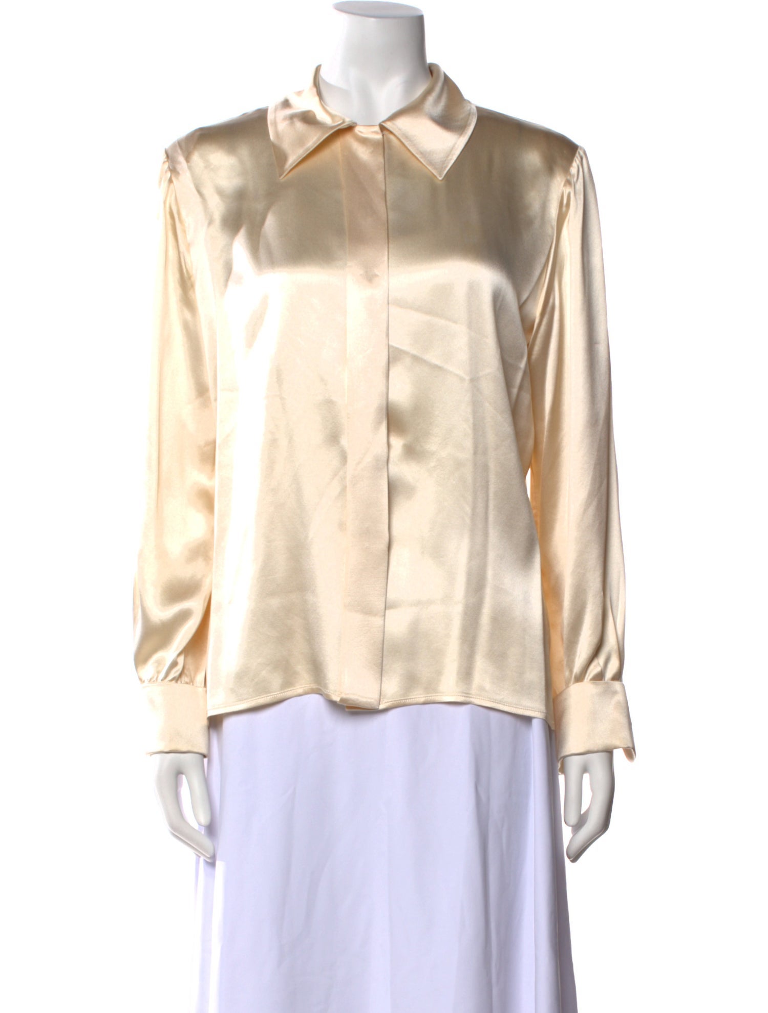 Yves Saint Laurent Rive Gauche Vintage 1994 Button-Up Top