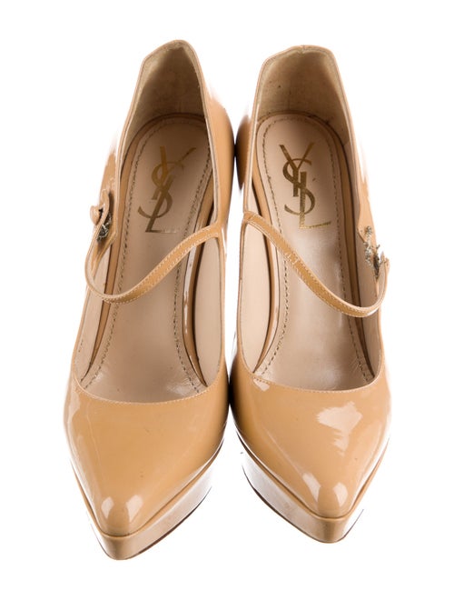 Yves Saint Laurent Rive Gauche Patent Leather Pumps