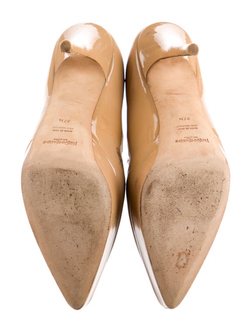 Yves Saint Laurent Rive Gauche Patent Leather Pumps