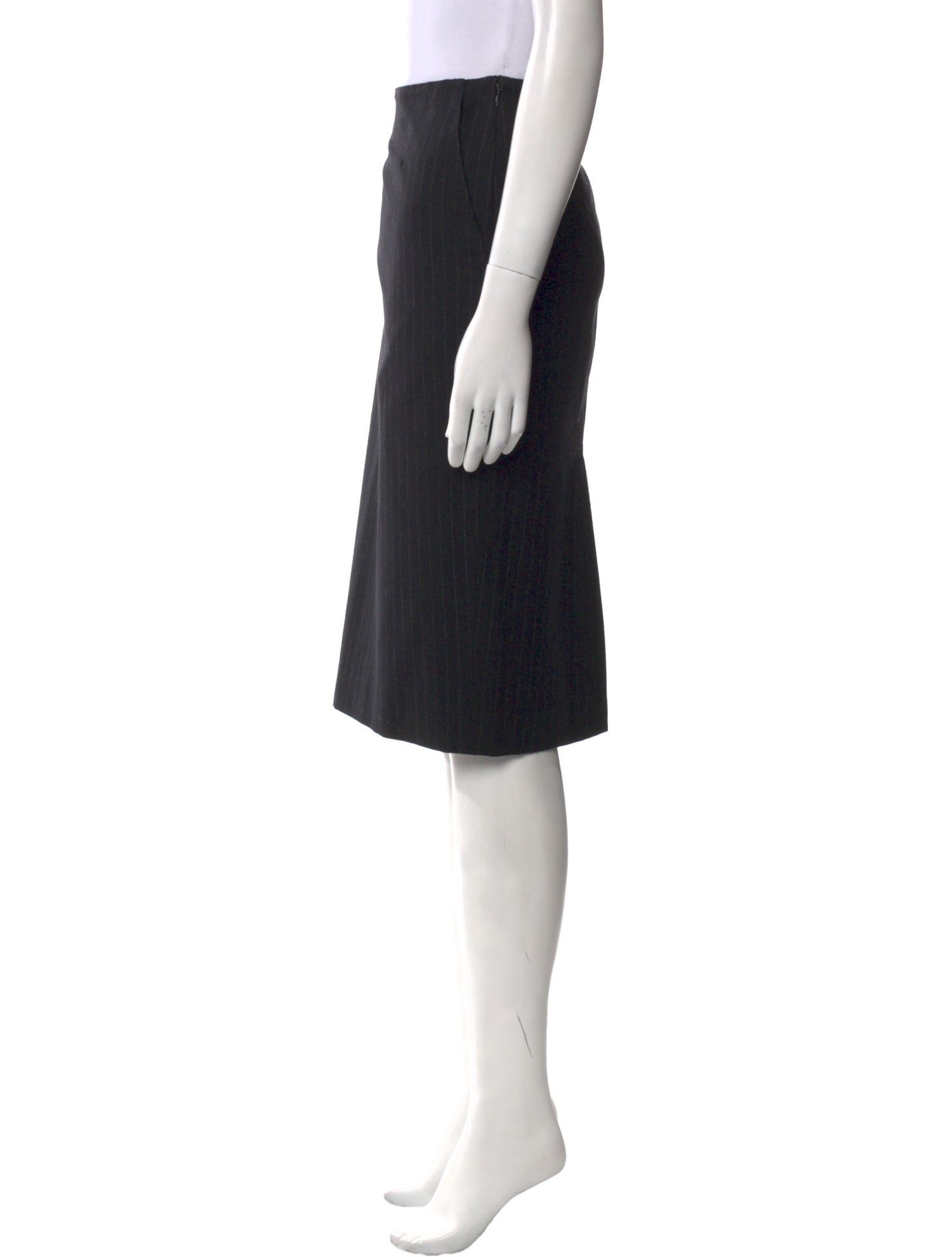 Yves Saint Laurent Rive Gauche Vintage Knee-Length Skirt