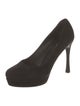Yves Saint Laurent Rive Gauche Suede Pumps