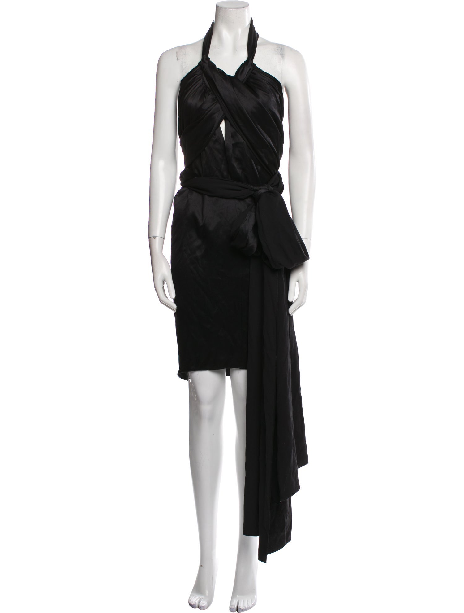 Yves Saint Laurent Rive Gauche Vintage 2002-2003 Silk Long Dress