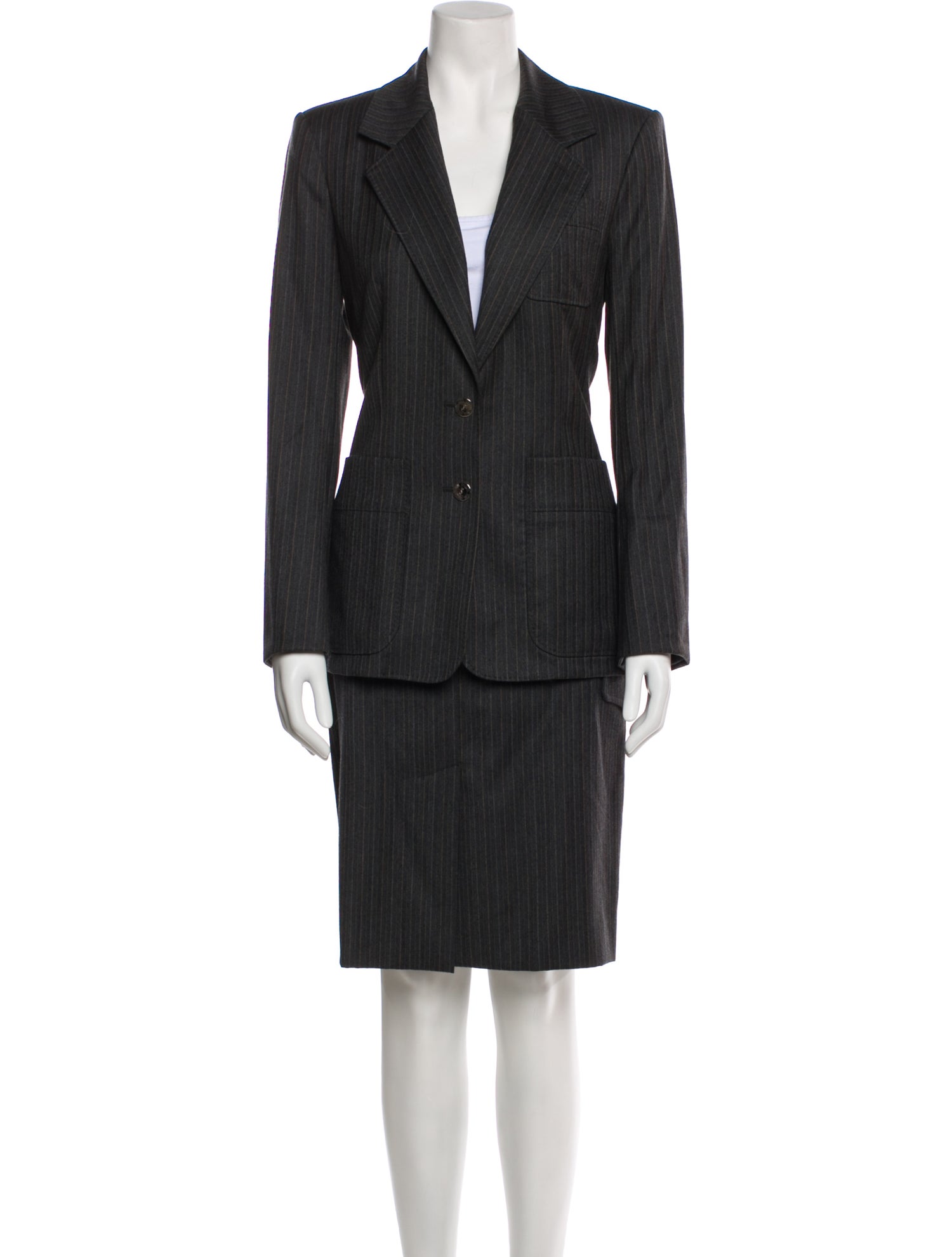 Yves Saint Laurent Rive Gauche Vintage 2004 Skirt Suit