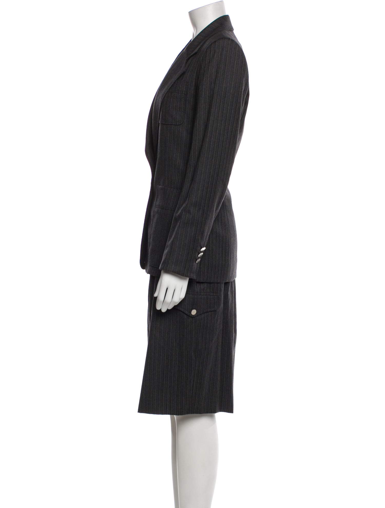 Yves Saint Laurent Rive Gauche Vintage 2004 Skirt Suit