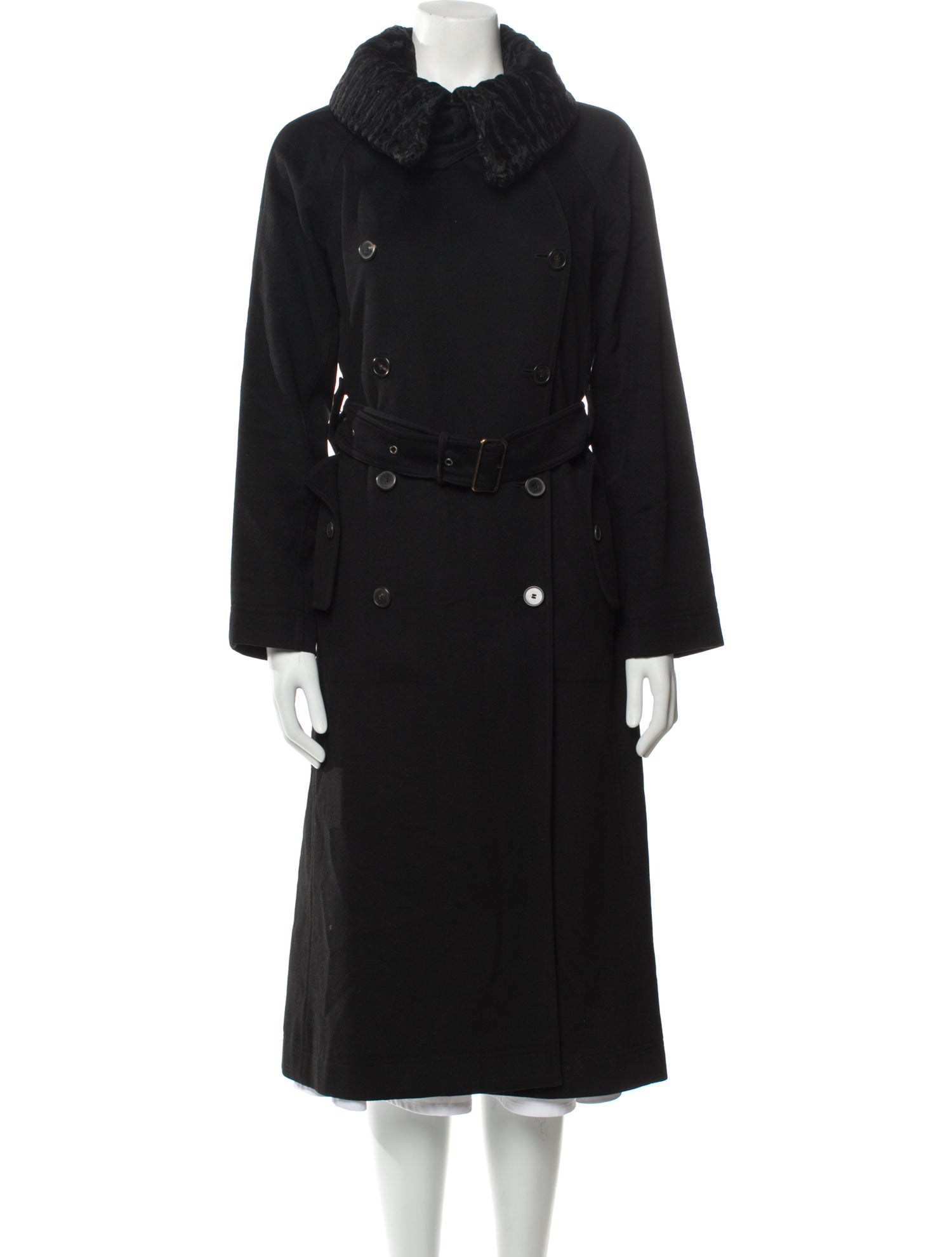 Yves Saint Laurent Rive Gauche Vintage 2000's Fur Coat