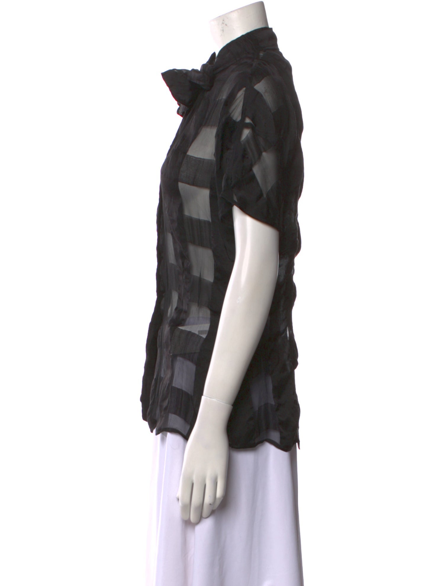 Yves Saint Laurent Rive Gauche Vintage 2000's Button-Up Top