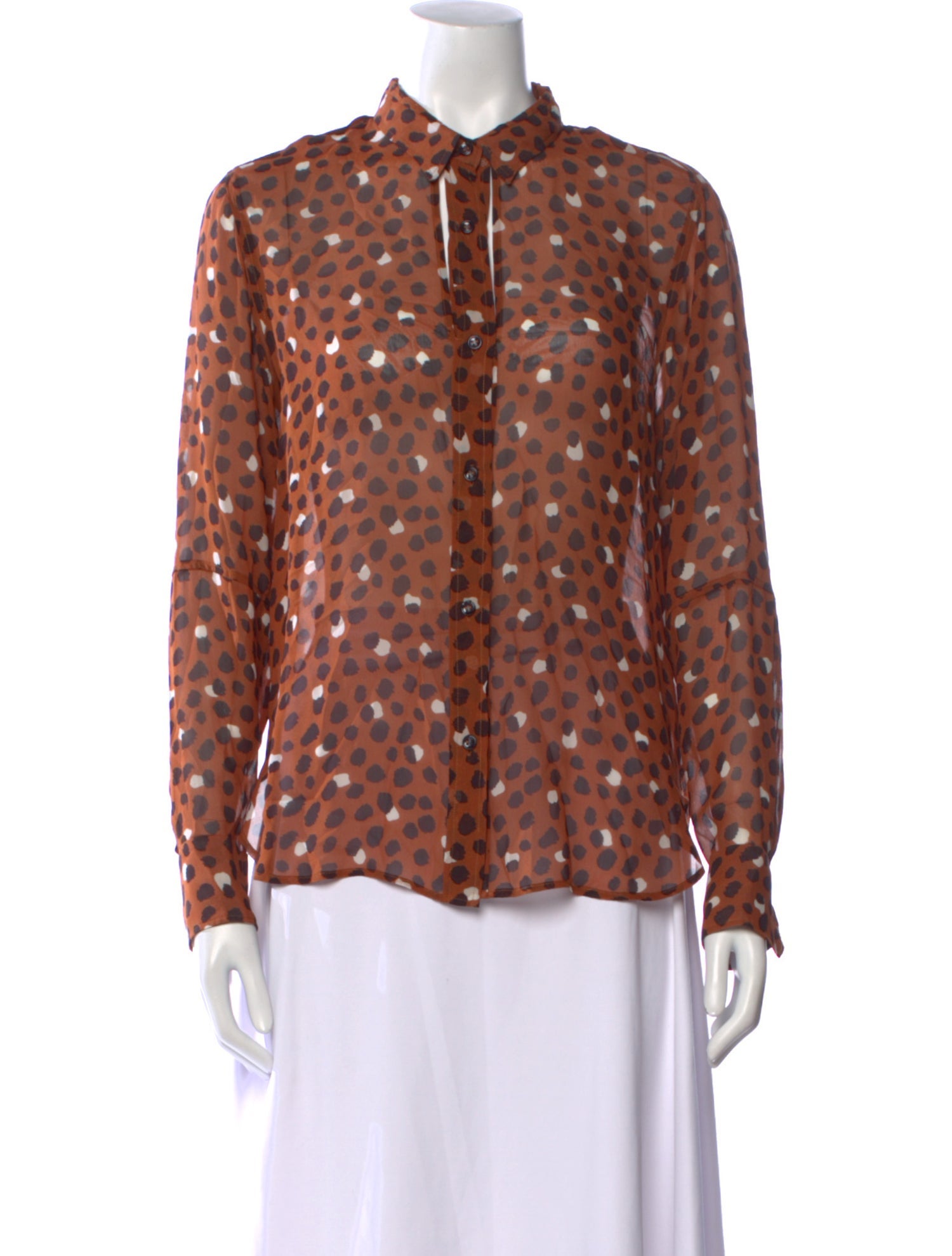 Yves Saint Laurent Rive Gauche Vintage 2006 Button-Up Top