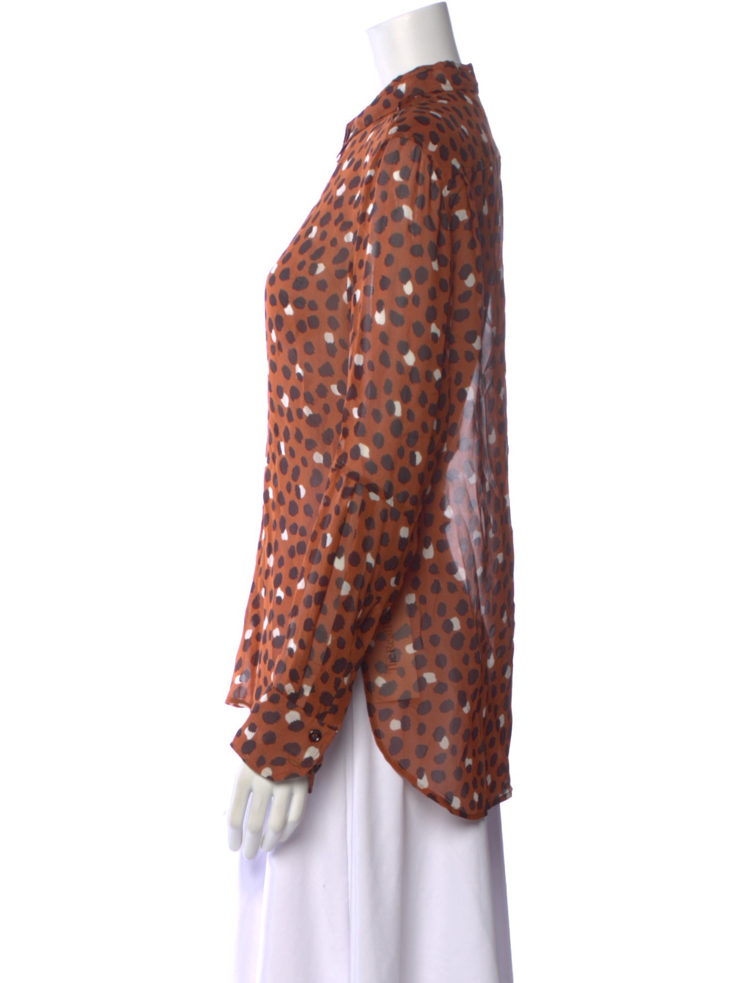 Yves Saint Laurent Rive Gauche Vintage 2006 Button-Up Top