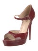 Yves Saint Laurent Rive Gauche Patent Leather D'Orsay Pumps