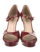 Yves Saint Laurent Rive Gauche Patent Leather D'Orsay Pumps