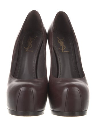 Yves Saint Laurent Rive Gauche Leather Pumps