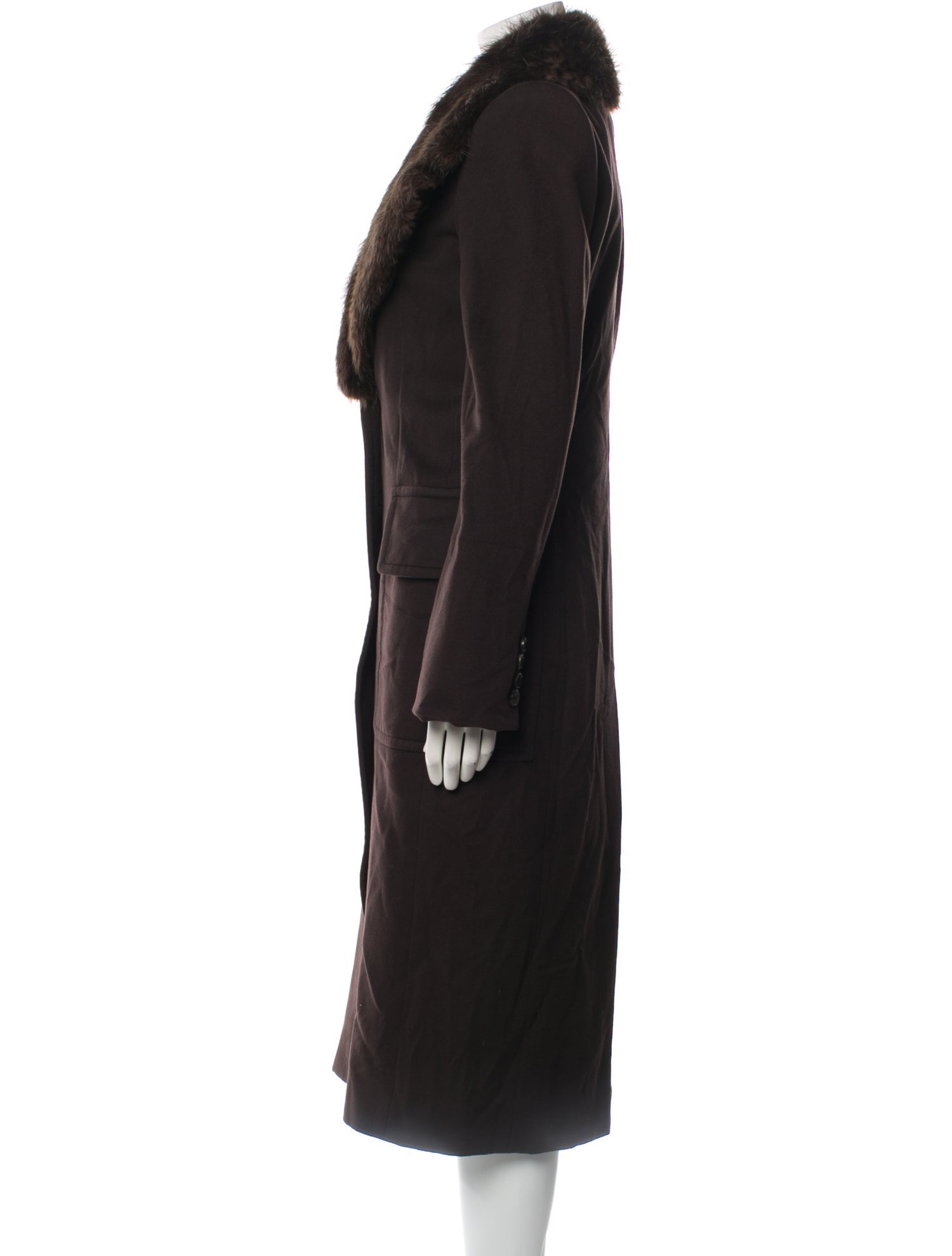 Yves Saint Laurent Rive Gauche Vintage 2000's Fur Coat