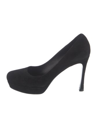 Yves Saint Laurent Rive Gauche Suede Pumps