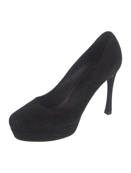 Yves Saint Laurent Rive Gauche Suede Pumps