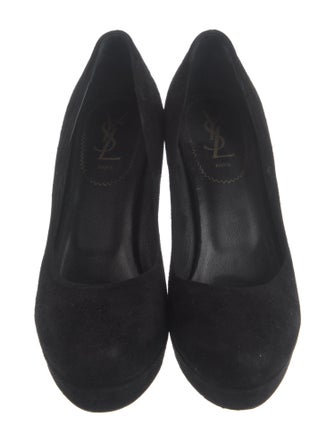 Yves Saint Laurent Rive Gauche Suede Pumps