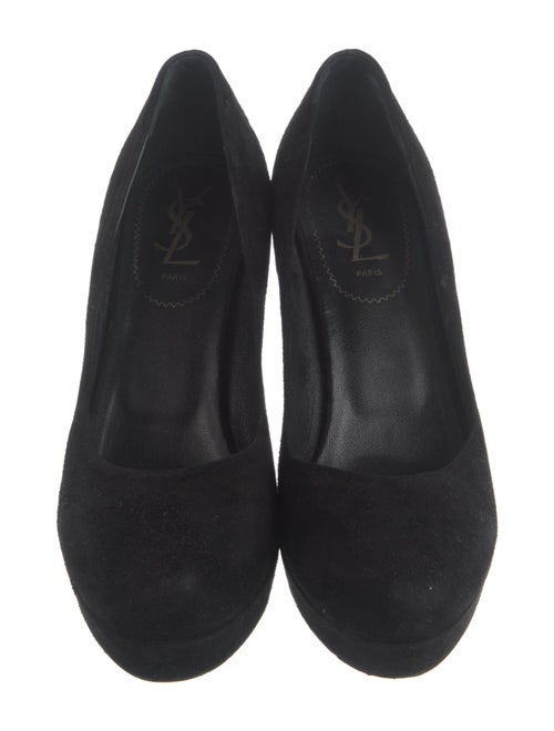 Yves Saint Laurent Rive Gauche Suede Pumps