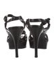 Yves Saint Laurent Rive Gauche Patent Leather Sandals