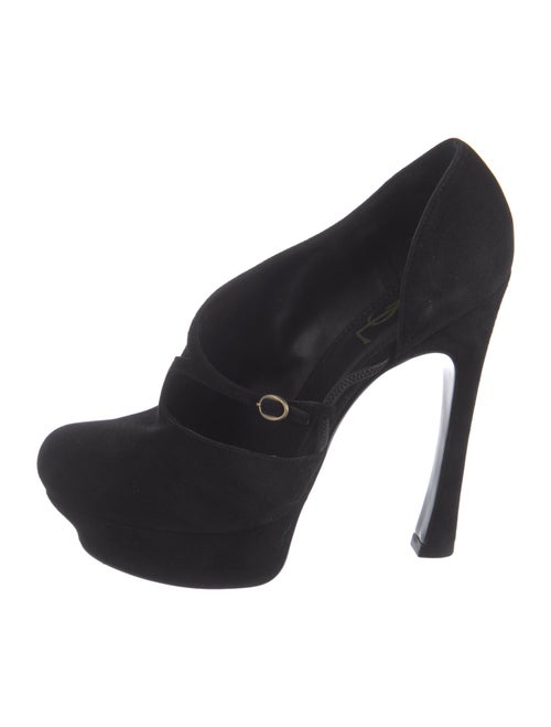 Yves Saint Laurent Rive Gauche Suede Pumps