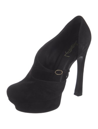 Yves Saint Laurent Rive Gauche Suede Pumps