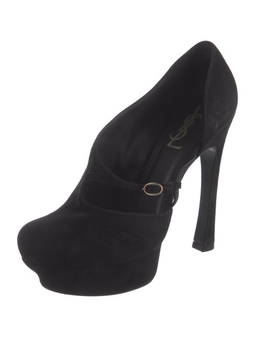 Yves Saint Laurent Rive Gauche Suede Pumps