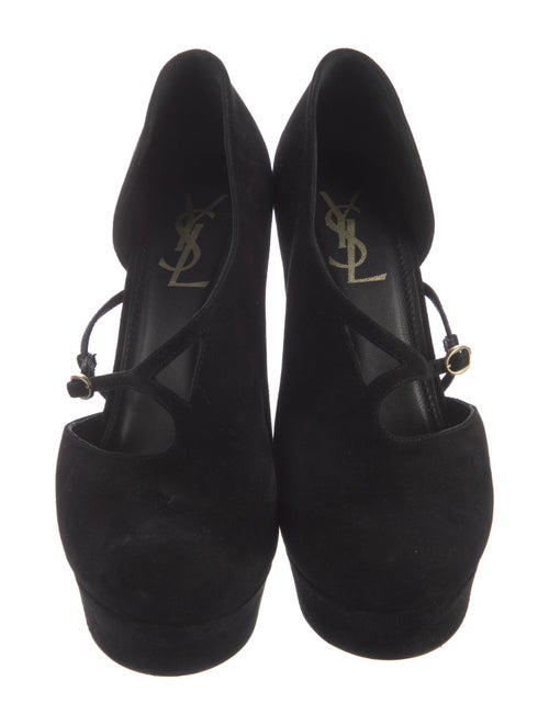 Yves Saint Laurent Rive Gauche Suede Pumps