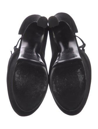 Yves Saint Laurent Rive Gauche Suede Pumps